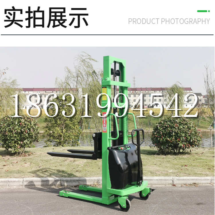 雷州市电动叉车堆高车液压铲车电瓶1吨2吨站驾步行式小型全自动叉车